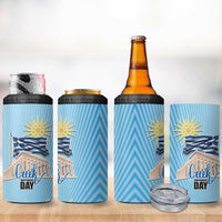 Greece Independence Day 4 in 1 Can Cooler Tumbler 25th March Vergina Sun