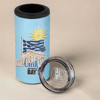 Greece Independence Day 4 in 1 Can Cooler Tumbler 25th March Vergina Sun