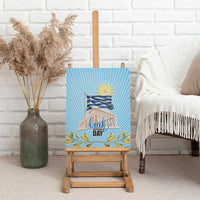 Greece Independence Day Canvas Wall Art 25th March Vergina Sun