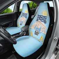 Greece Independence Day Car Seat Cover 25th March Vergina Sun