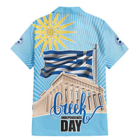Greece Independence Day Family Matching Mermaid Dress and Hawaiian Shirt 25th March Vergina Sun