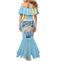 Greece Independence Day Family Matching Mermaid Dress and Hawaiian Shirt 25th March Vergina Sun