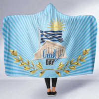 Greece Independence Day Hooded Blanket 25th March Vergina Sun
