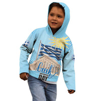 Greece Independence Day Kid Hoodie 25th March Vergina Sun