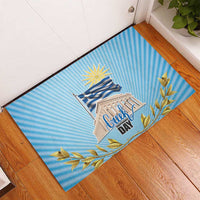 Greece Independence Day Rubber Doormat 25th March Vergina Sun