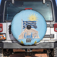 Greece Independence Day Spare Tire Cover 25th March Vergina Sun