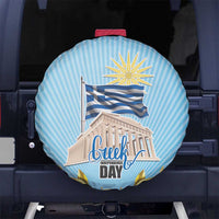 Greece Independence Day Spare Tire Cover 25th March Vergina Sun