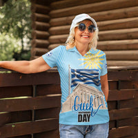 Greece Independence Day Women Polo Shirt 25th March Vergina Sun