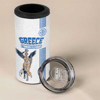 Custom Greece Football Champions 4 in 1 Can Cooler Tumbler Nike Goddess of Victory