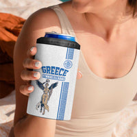 Custom Greece Football Champions 4 in 1 Can Cooler Tumbler Nike Goddess of Victory