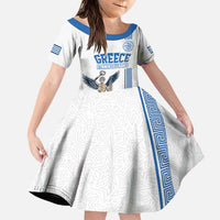 Custom Greece Football Champions Family Matching Puletasi and Hawaiian Shirt Nike Goddess of Victory