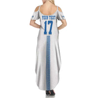 Custom Greece Football Champions Family Matching Summer Maxi Dress and Hawaiian Shirt Nike Goddess of Victory