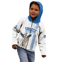 Custom Greece Football Champions Kid Hoodie Nike Goddess of Victory