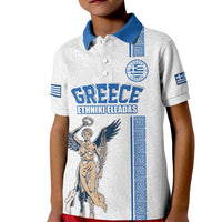 Custom Greece Football Champions Kid Polo Shirt Nike Goddess of Victory
