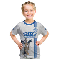 Custom Greece Football Champions Kid T Shirt Nike Goddess of Victory