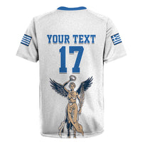 Custom Greece Football Champions Rugby Jersey Nike Goddess of Victory