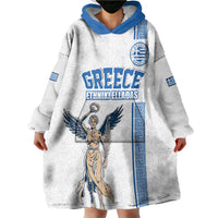 Custom Greece Football Champions Wearable Blanket Hoodie Nike Goddess of Victory