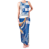 Custom Greece Basketball Family Matching Tank Maxi Dress and Hawaiian Shirt Sporty Style with Laurel