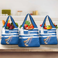 Custom Greece Basketball Grocery Bag Sporty Style with Laurel