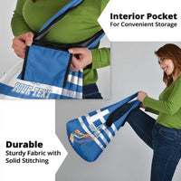 Custom Greece Basketball Grocery Bag Sporty Style with Laurel