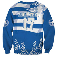 Custom Greece Basketball Sweatshirt Sporty Style with Laurel