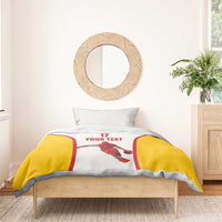 Custom Espana Basketball Spain Bedding Set Baloncesto Come on La Roja White Style