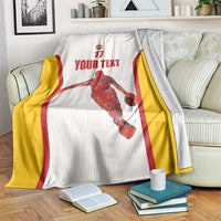 Custom Espana Basketball Spain Blanket Baloncesto Come on La Roja White Style