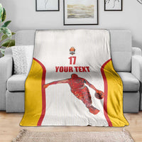 Custom Espana Basketball Spain Blanket Baloncesto Come on La Roja White Style