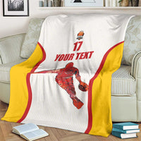 Custom Espana Basketball Spain Blanket Baloncesto Come on La Roja White Style