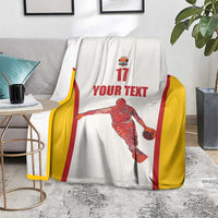Custom Espana Basketball Spain Blanket Baloncesto Come on La Roja White Style