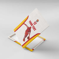 Custom Espana Basketball Spain Canvas Wall Art Baloncesto Come on La Roja White Style