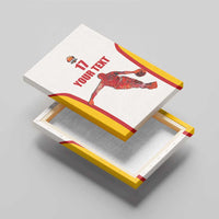 Custom Espana Basketball Spain Canvas Wall Art Baloncesto Come on La Roja White Style