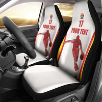Custom Espana Basketball Spain Car Seat Cover Baloncesto Come on La Roja White Style