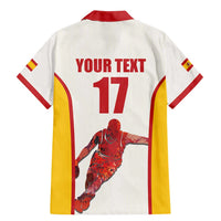 Custom Espana Basketball Spain Family Matching Mermaid Dress and Hawaiian Shirt Baloncesto Come on La Roja White Style