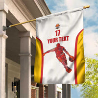 Custom Espana Basketball Spain Garden Flag Baloncesto Come on La Roja White Style