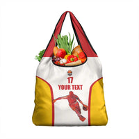 Custom Espana Basketball Spain Grocery Bag Baloncesto Come on La Roja White Style