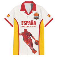 Custom Espana Basketball Spain Hawaiian Shirt Baloncesto Come on La Roja White Style