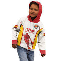 Custom Espana Basketball Spain Kid Hoodie Baloncesto Come on La Roja White Style