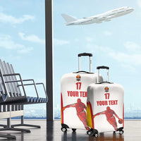 Custom Espana Basketball Spain Luggage Cover Baloncesto Come on La Roja White Style