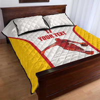 Custom Espana Basketball Spain Quilt Bed Set Baloncesto Come on La Roja White Style