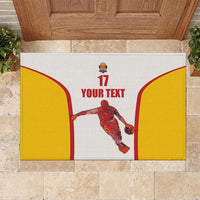 Custom Espana Basketball Spain Rubber Doormat Baloncesto Come on La Roja White Style