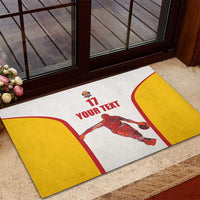 Custom Espana Basketball Spain Rubber Doormat Baloncesto Come on La Roja White Style