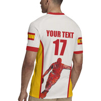 Custom Espana Basketball Spain Rugby Jersey Baloncesto Come on La Roja White Style