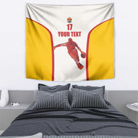 Custom Espana Basketball Spain Tapestry Baloncesto Come on La Roja White Style