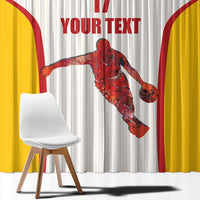 Custom Espana Basketball Spain Window Curtain Baloncesto Come on La Roja White Style