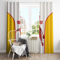 Custom Espana Basketball Spain Window Curtain Baloncesto Come on La Roja White Style