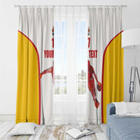 Custom Espana Basketball Spain Window Curtain Baloncesto Come on La Roja White Style