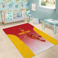 Custom Espana Basketball Spain Area Rug Baloncesto Come on La Roja Red Style