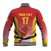 Custom Espana Basketball Spain Baseball Jacket Baloncesto Come on La Roja Red Style