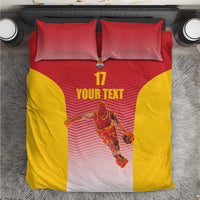 Custom Espana Basketball Spain Bedding Set Baloncesto Come on La Roja Red Style